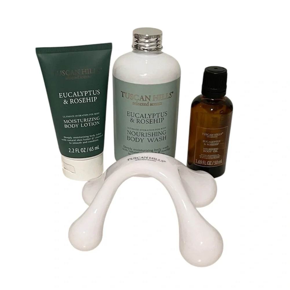 Tuscan Hills Eucalyptus & Rosehip Ultimate Hydration 4-Piece Body Care Set